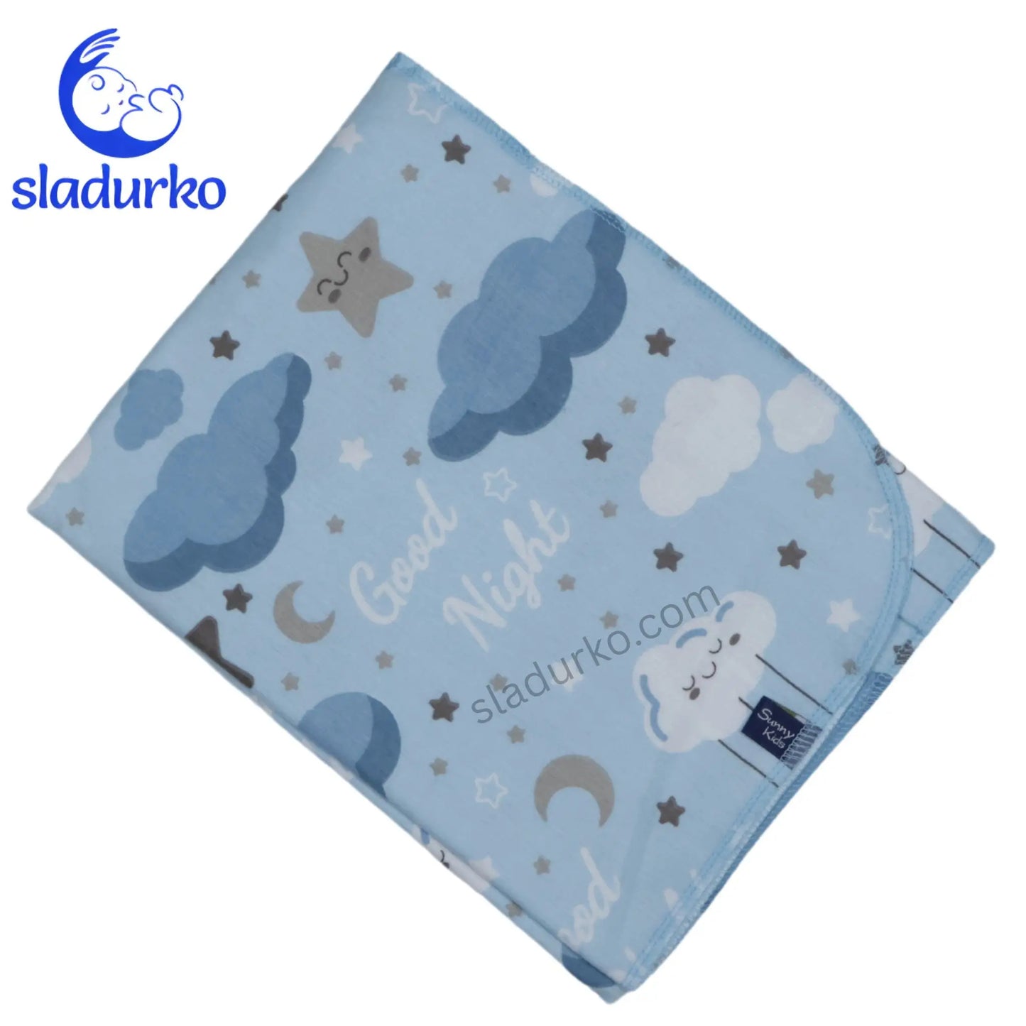 Бебешка бархетна пелена  - 80 х 90 см