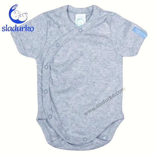 Боди с къс ръкав и странично закопчаване