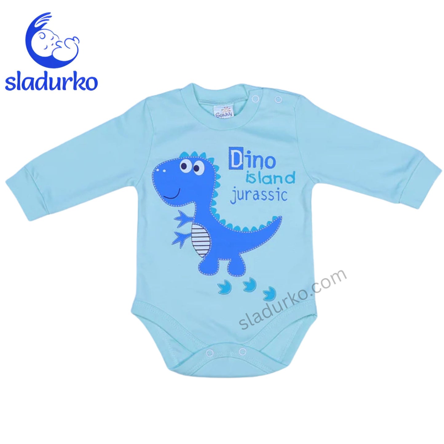 Очарователен Бебешки Комплект "Дино Приключение" – Комфорт и Стил от 100% Памук!