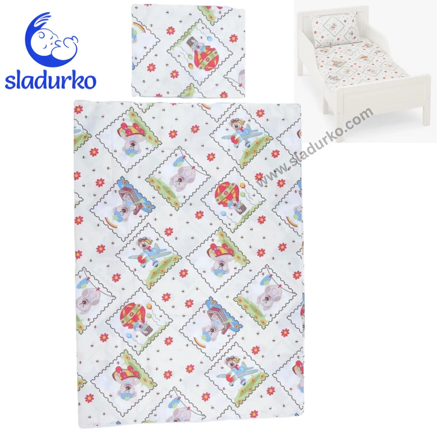 Комплект Спално бельо  2 части от ранфорс