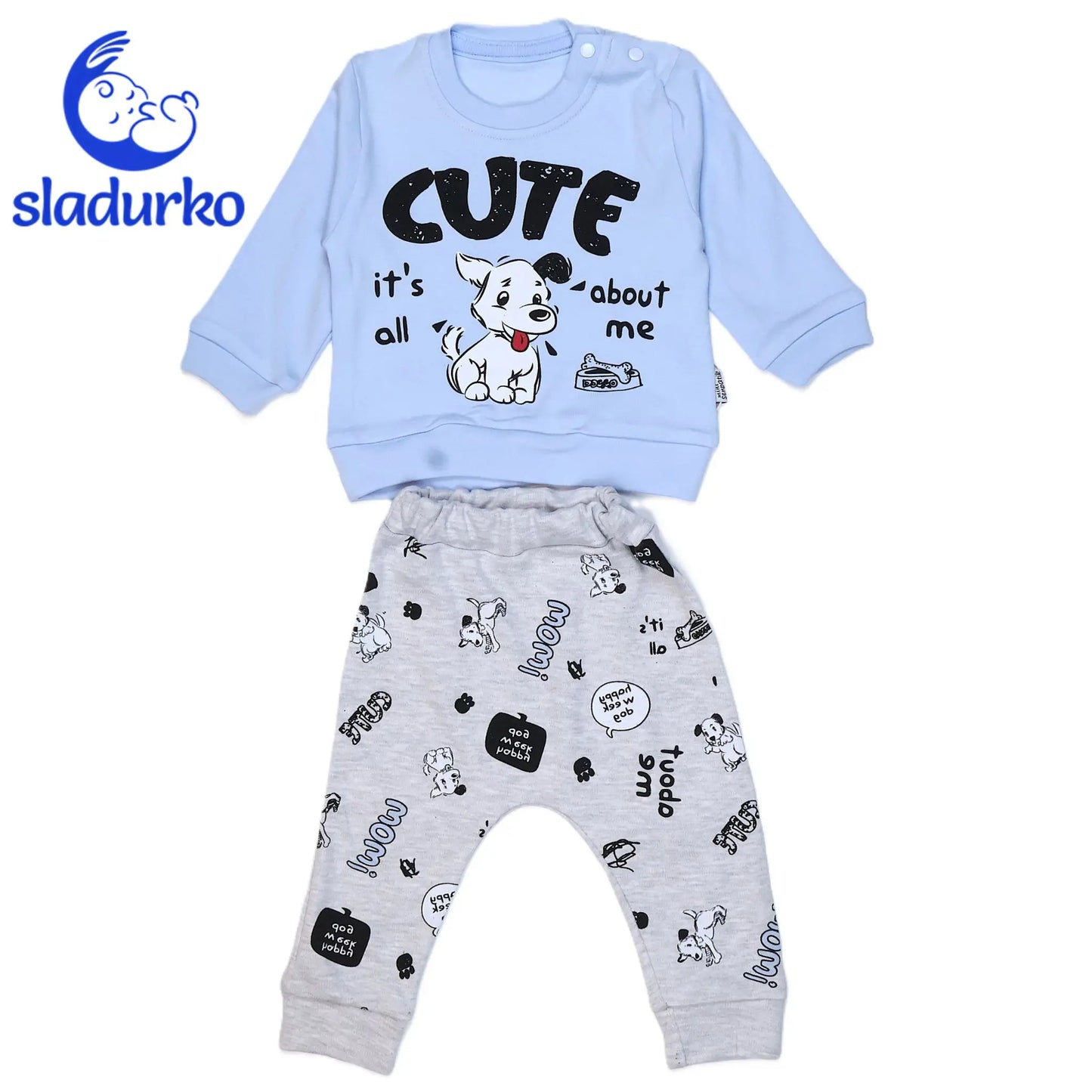 Бебешки комплект от 2 части за момче