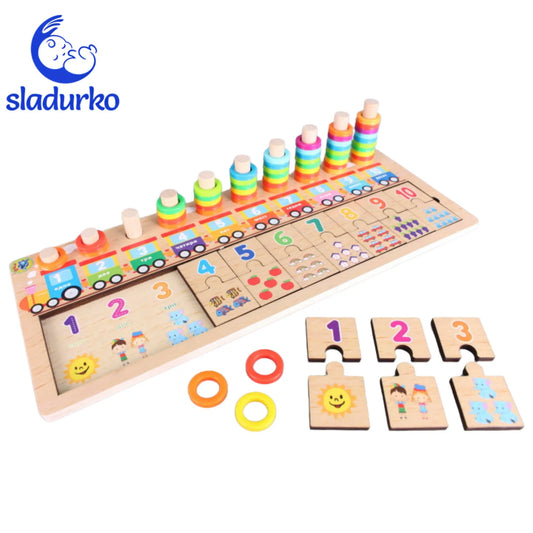 Дървена занимателна математика