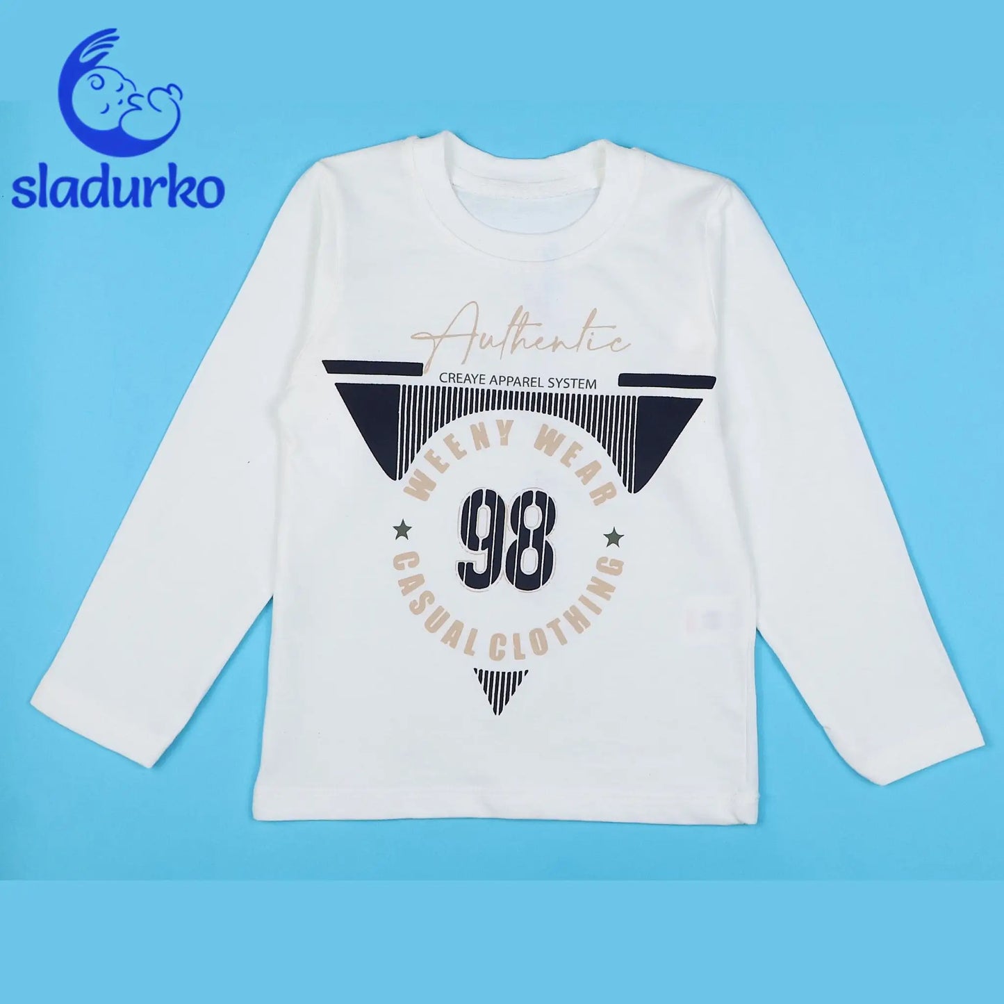 Яке с качулка, блуза с дълъг ръкав и дънки + колан - комплект за момче