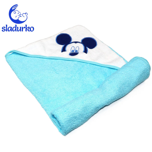 Бебешка хавлия с качулка. 90 х 90 см.