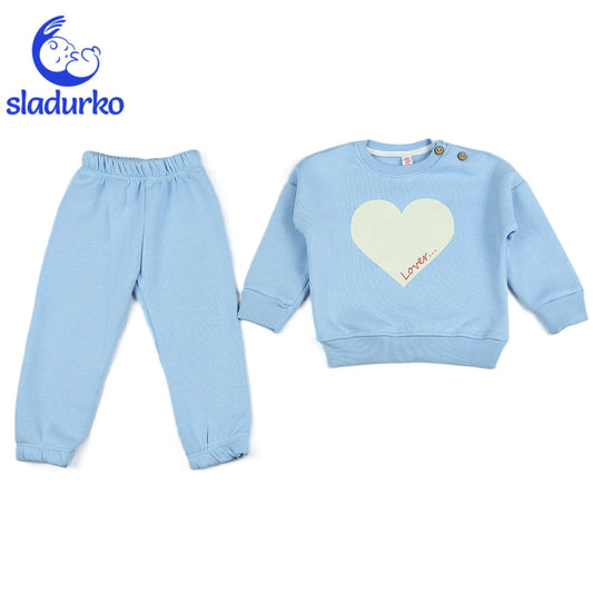 Ватиран комплект  син 2 части