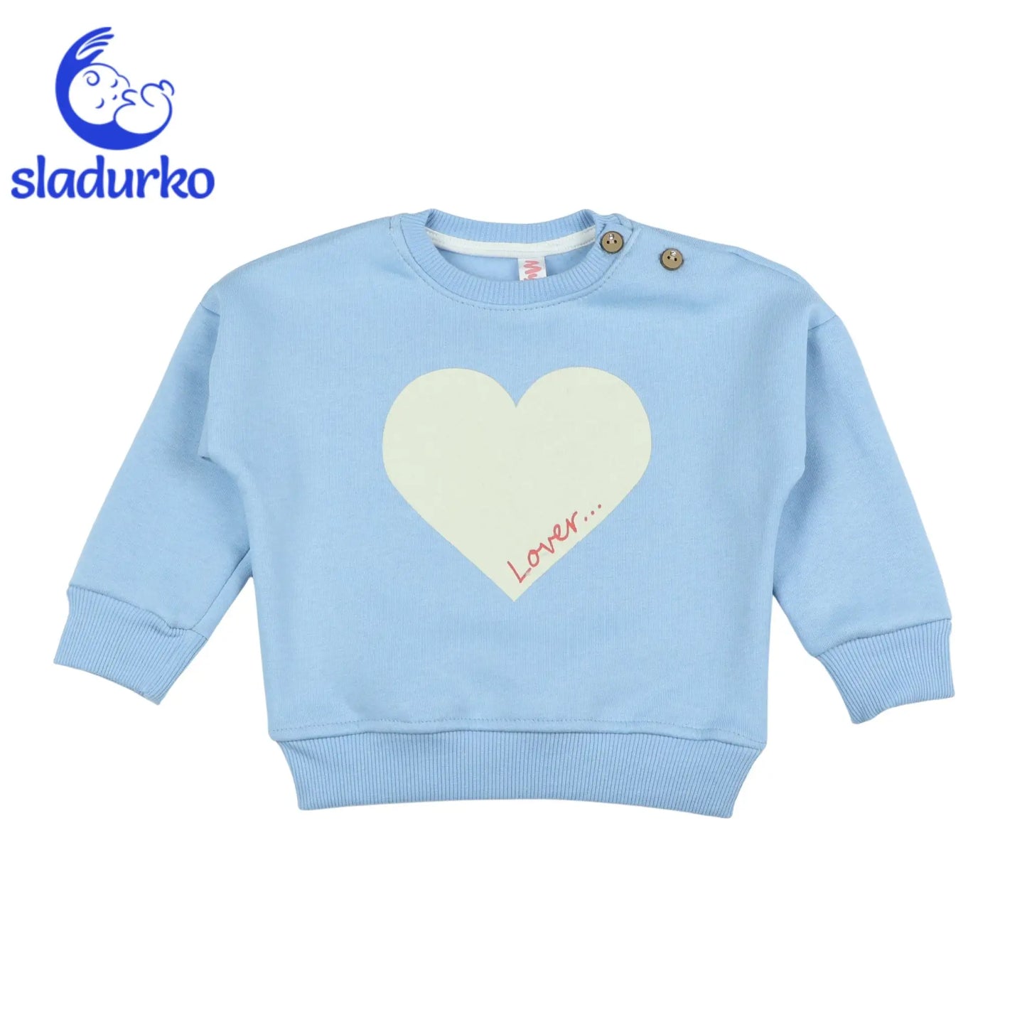 Ватиран комплект  син 2 части