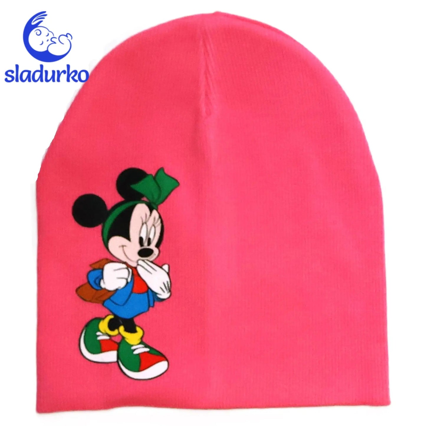 Шапка за момиче  разходка - розова