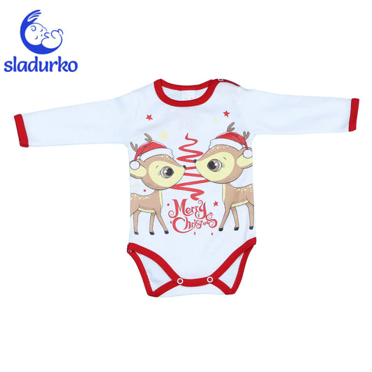 Коледно боди с еленчета