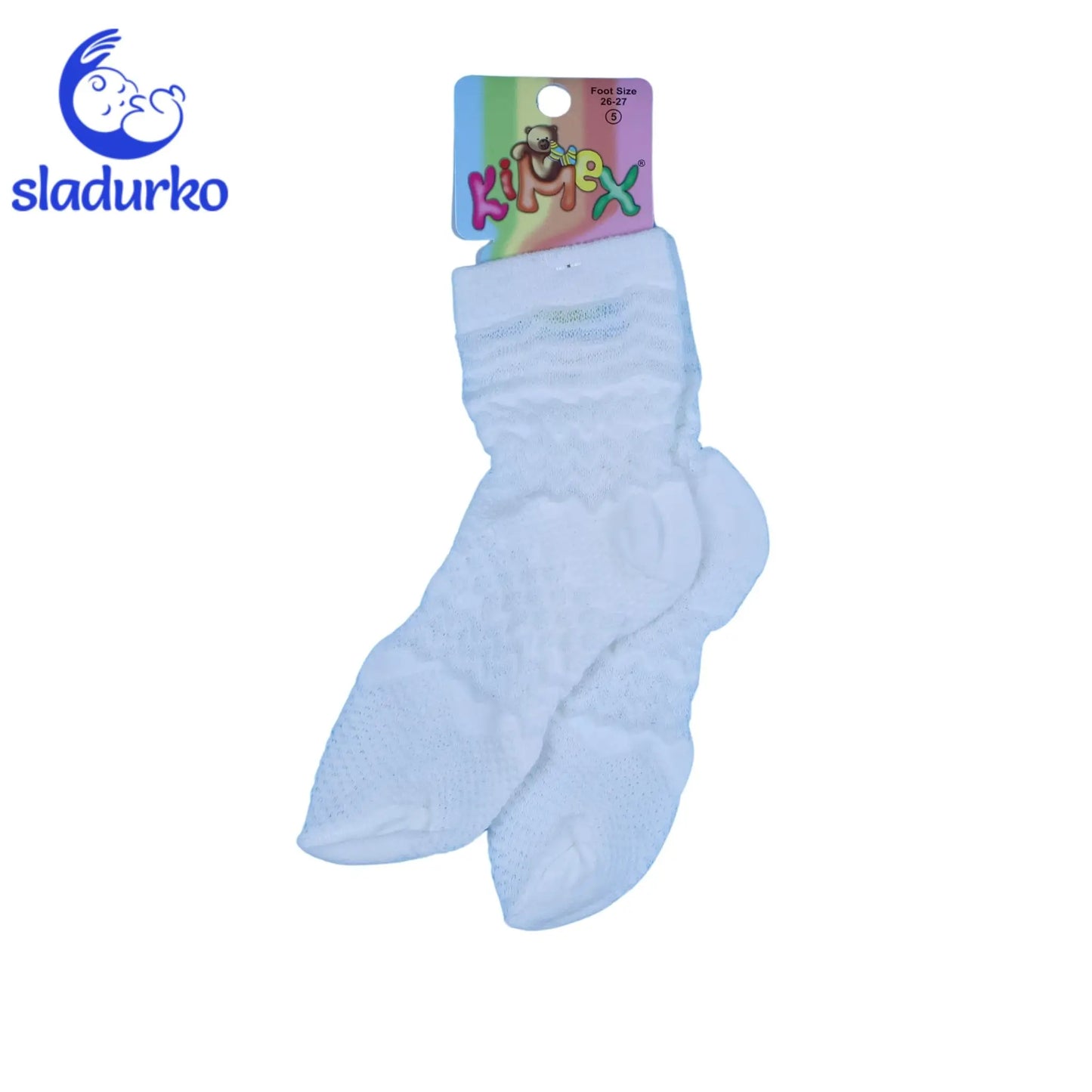 Едноцветни чорапи за момиче 26-27