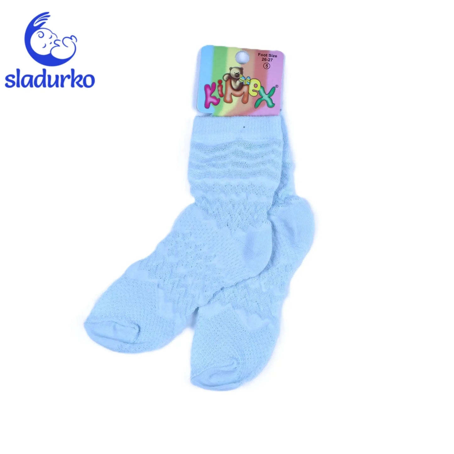 Едноцветни чорапи за момиче 26-27