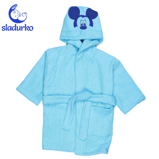 Син халат за момче