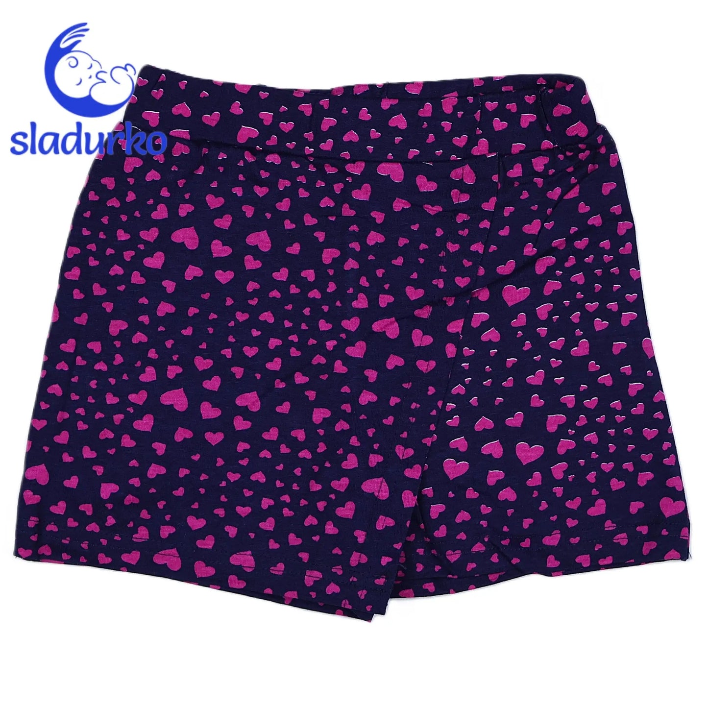 Пола-панталон на сърчица