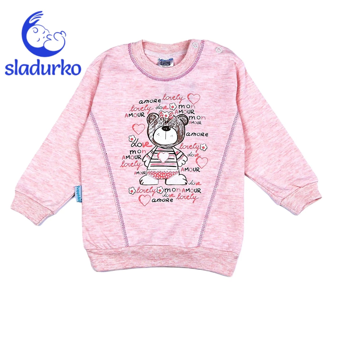 Комплект за момиче с дълъг ръкав