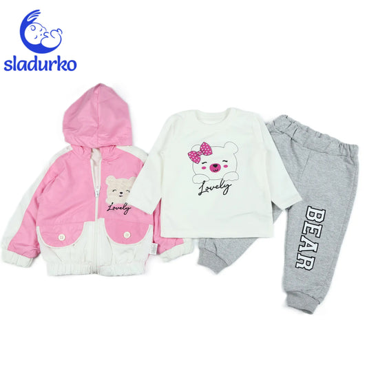 Комплект с яке за момиче