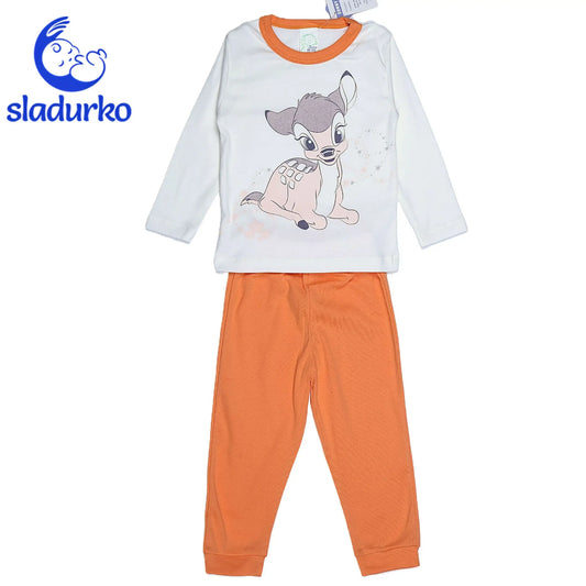 Пижама за момиче с дълъг ръкав