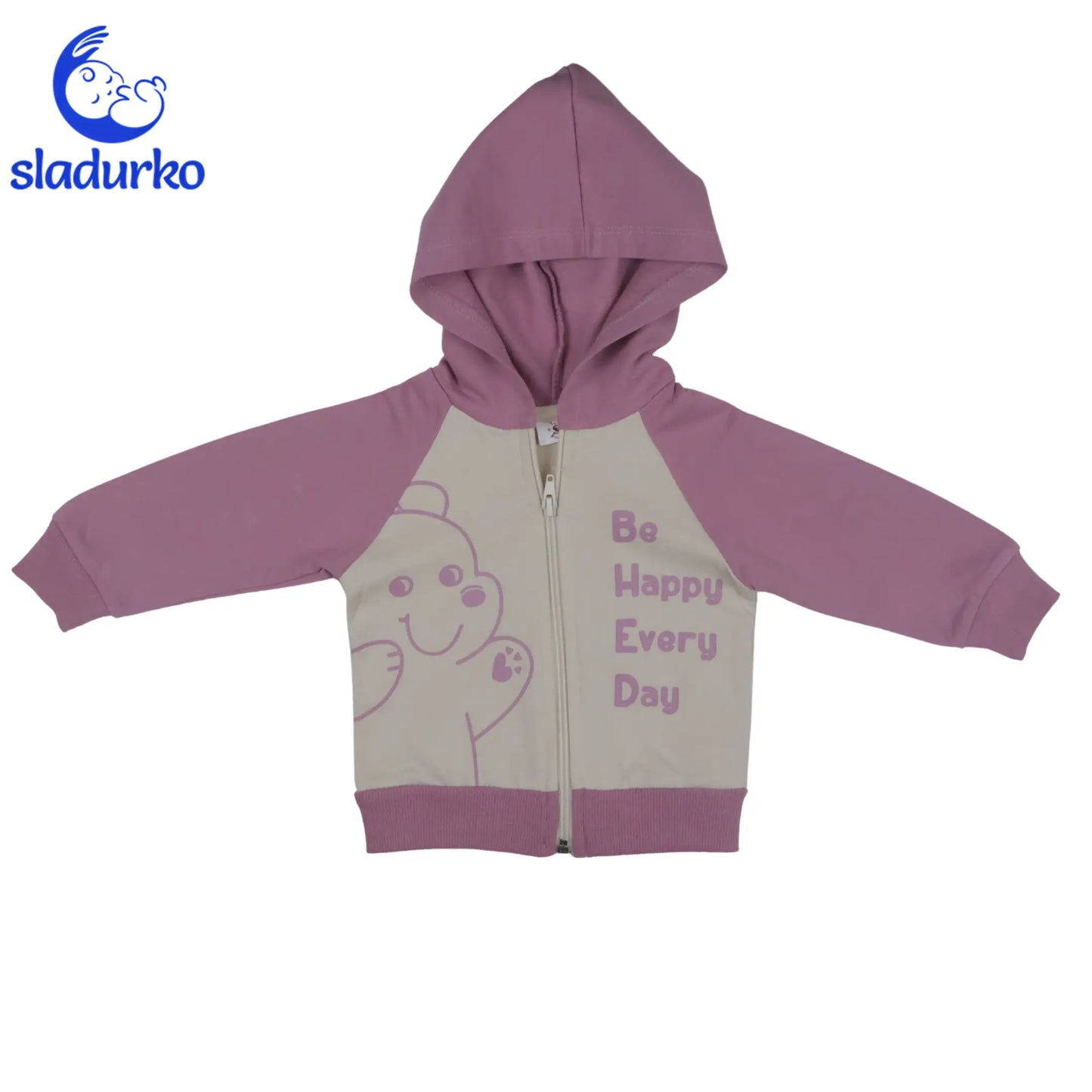 Суичер с качулка , блузка и панталонки за момиче