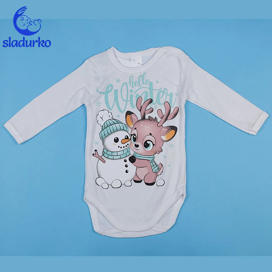 Зимно Детско Боди   "Hello Winter"