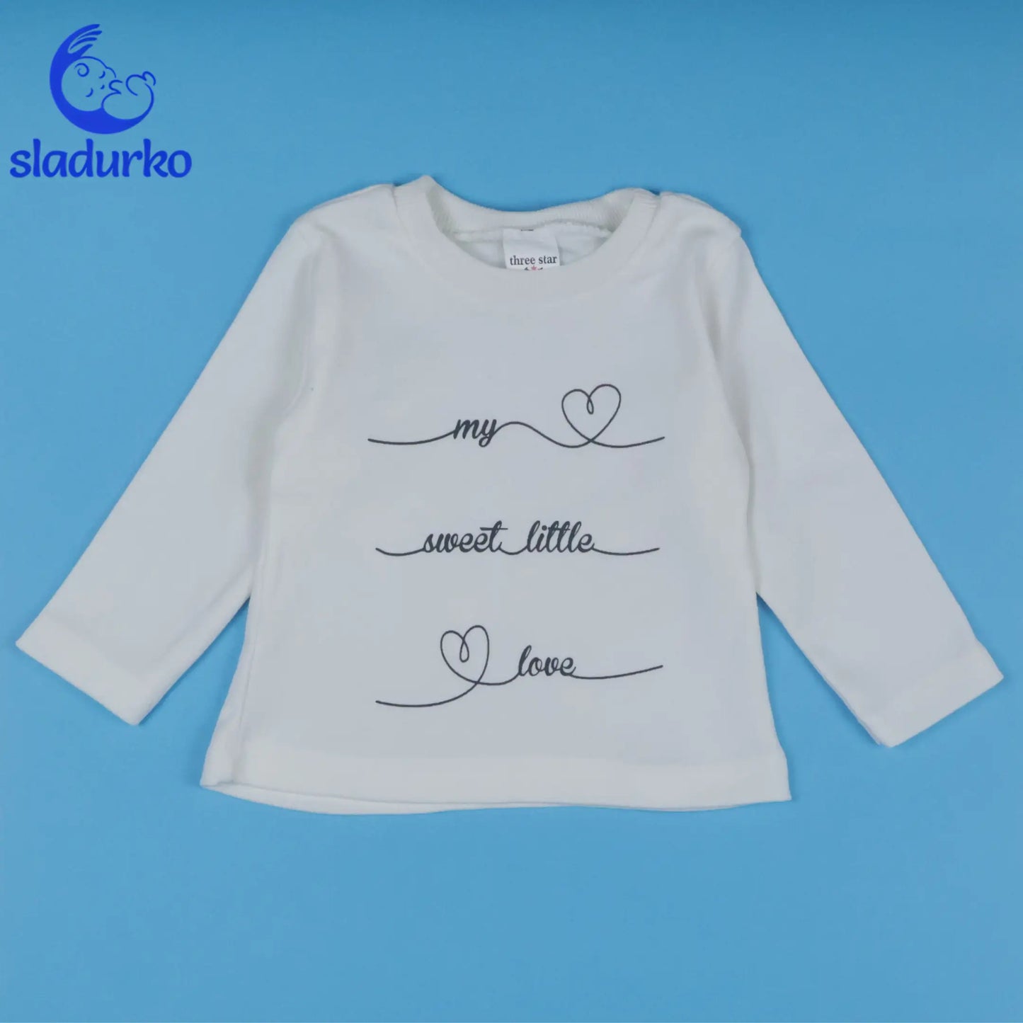 Суичер с качулка , блузка и панталонки за момиче