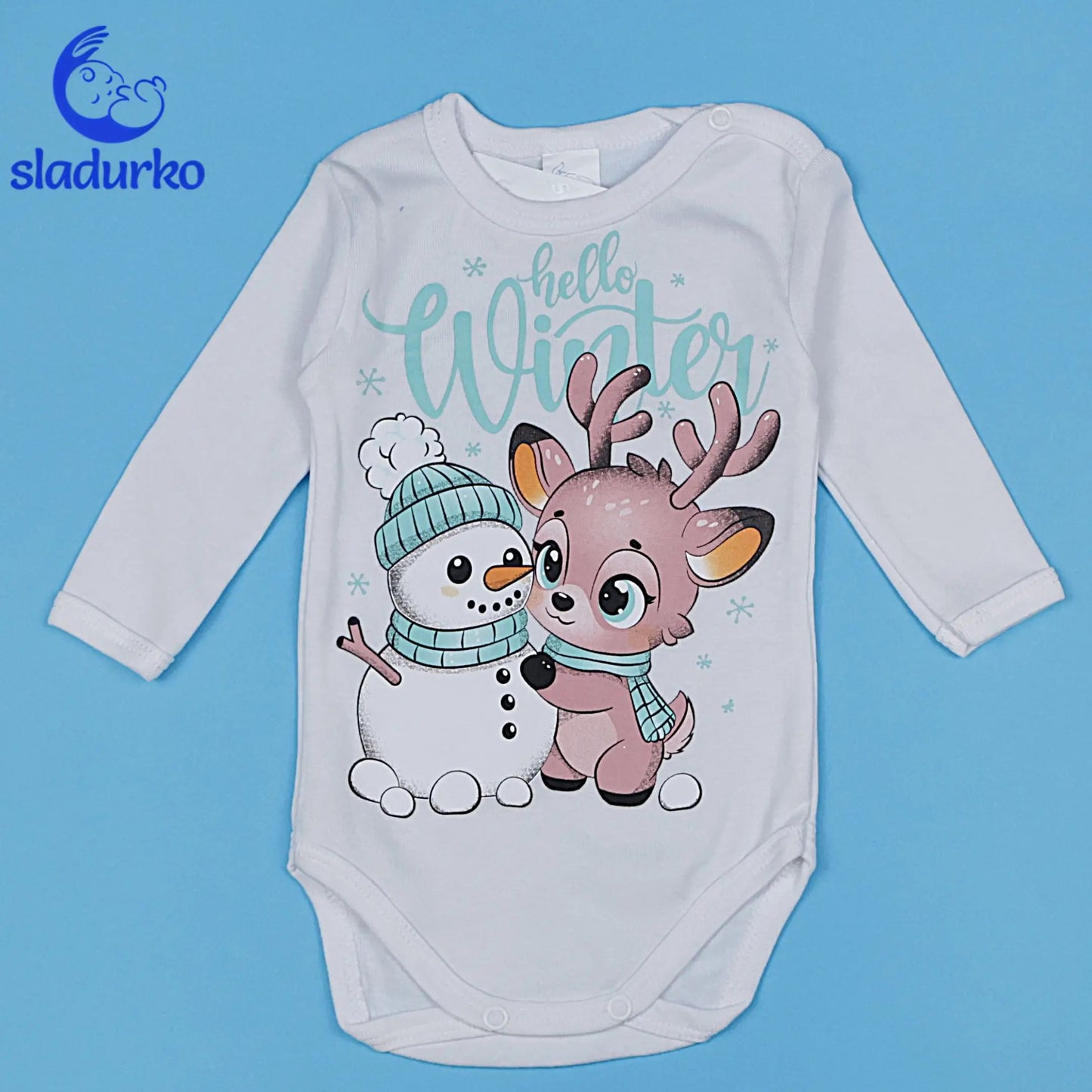 Зимно Детско Боди   "Hello Winter"