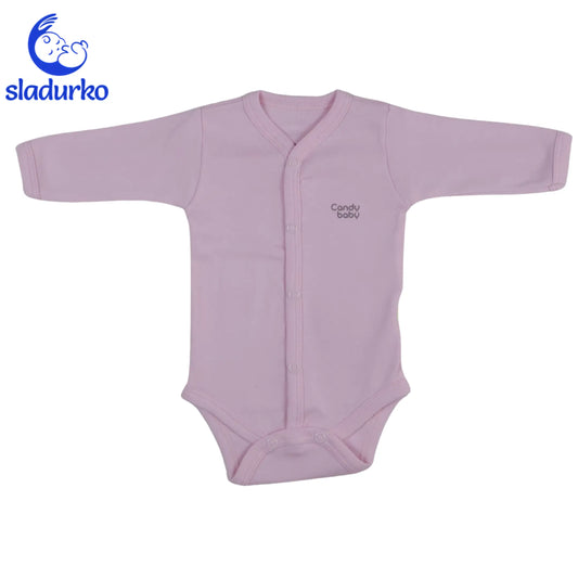 Боди с дълъг ръкав и средно закопчаване