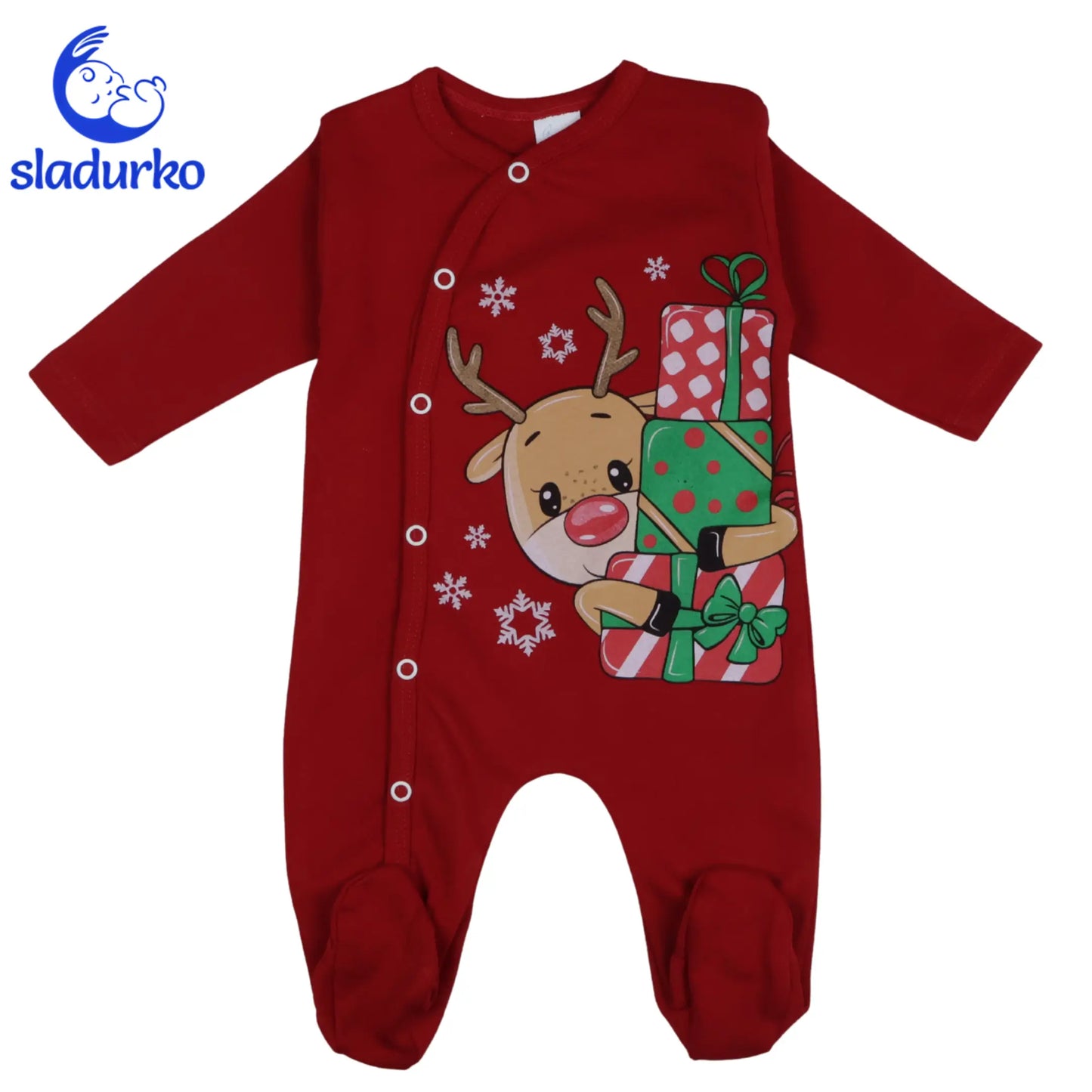 Бебешки коледен гащеризон