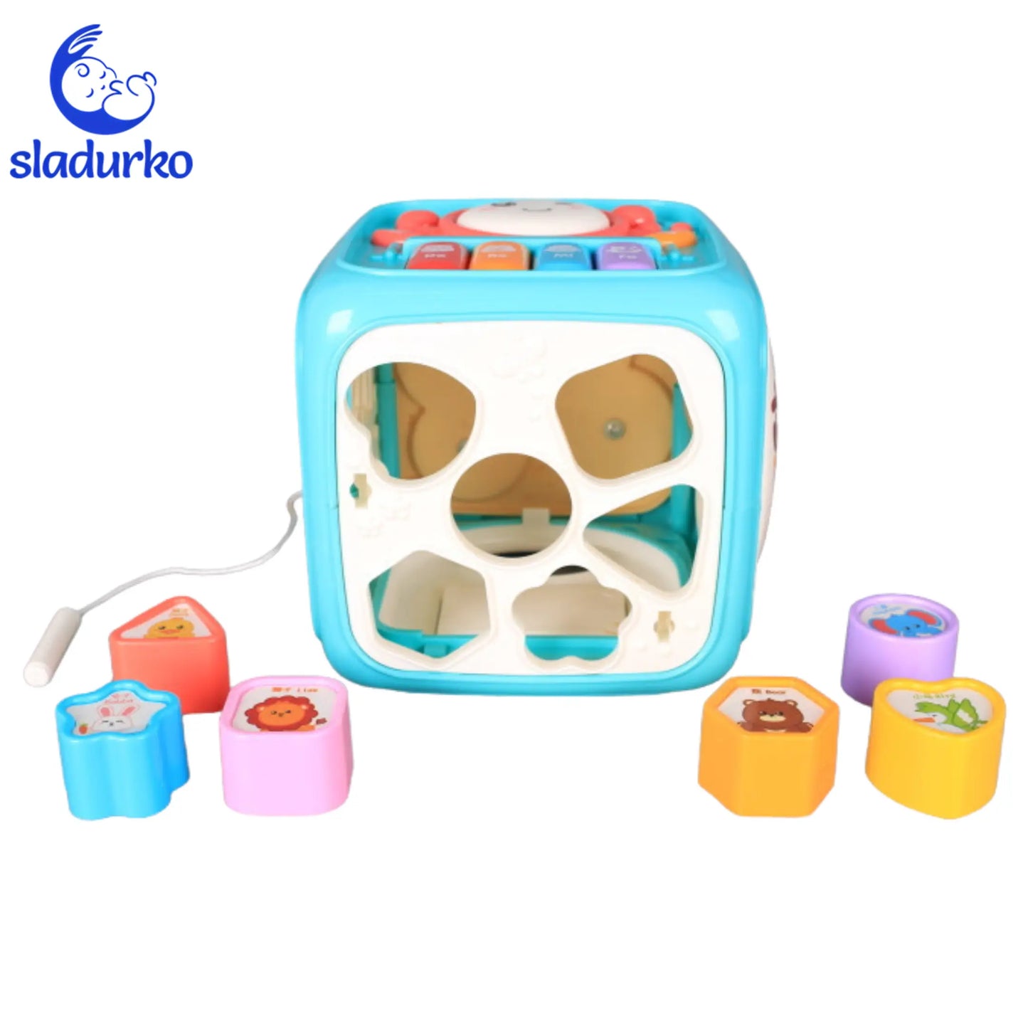 Бебешки занимателен куб