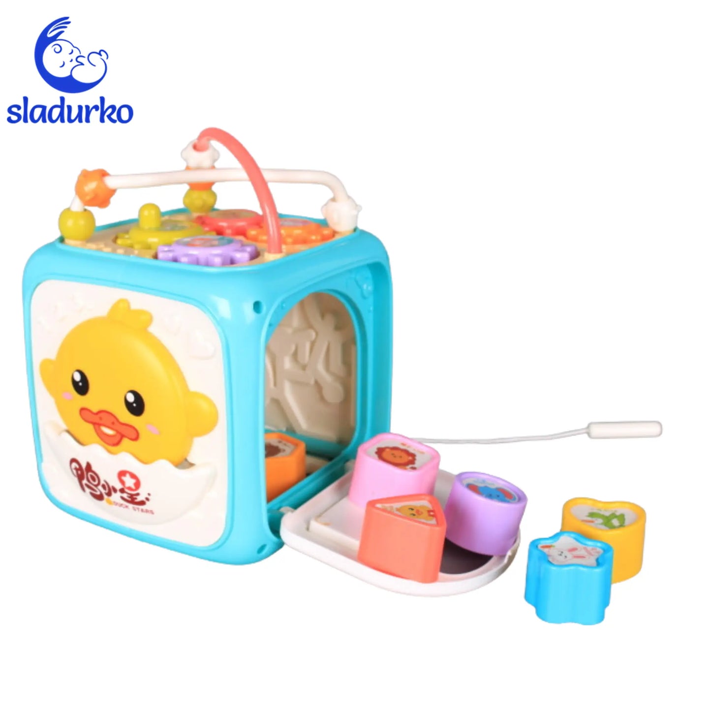 Бебешки занимателен куб