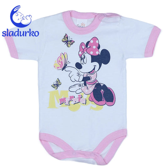 Боди с къс ръкав с апликация