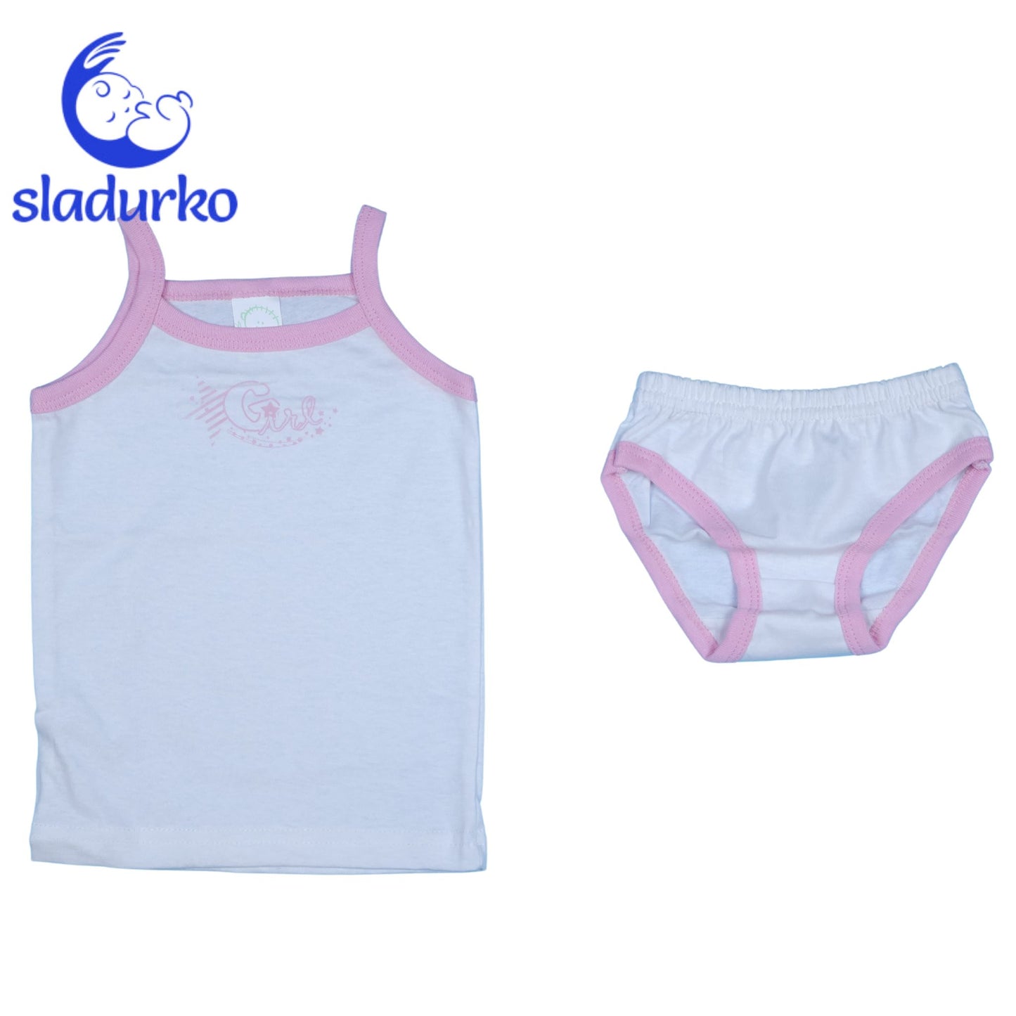 Комплект бельо за момиче - потник и плик