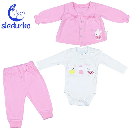Детски комплект от три части за момиче