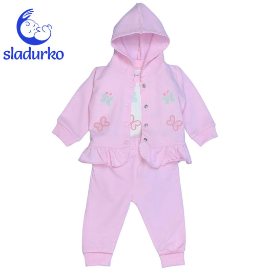 Детски комплект от три части за момиче