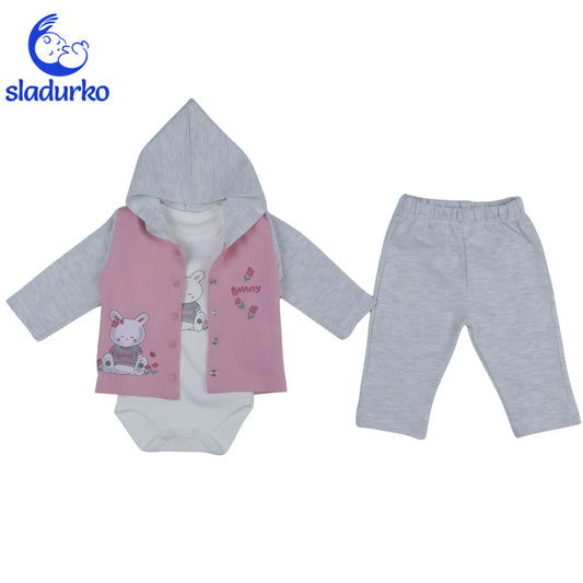 Бебешки комплект от 3 части – 100% памук