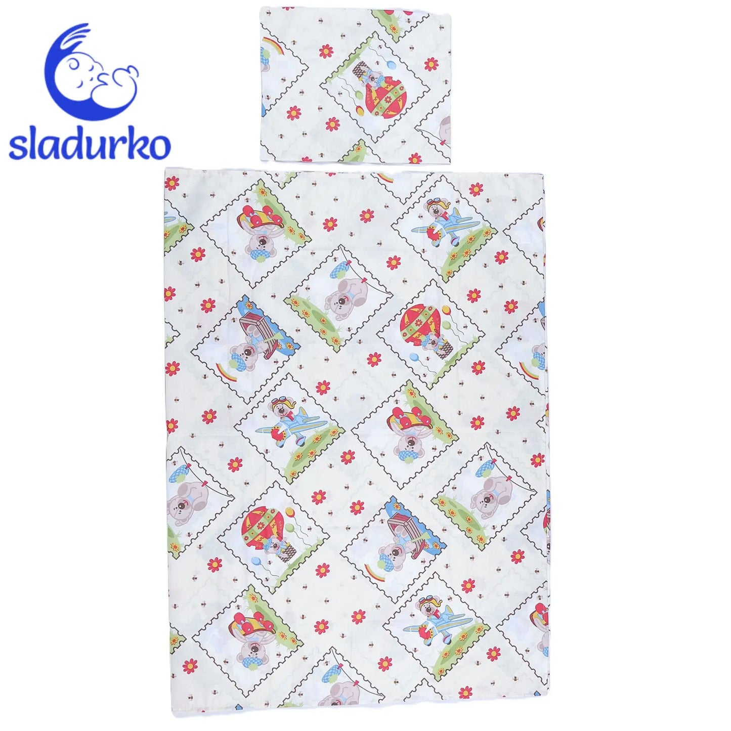 Комплект Спално бельо  2 части от ранфорс