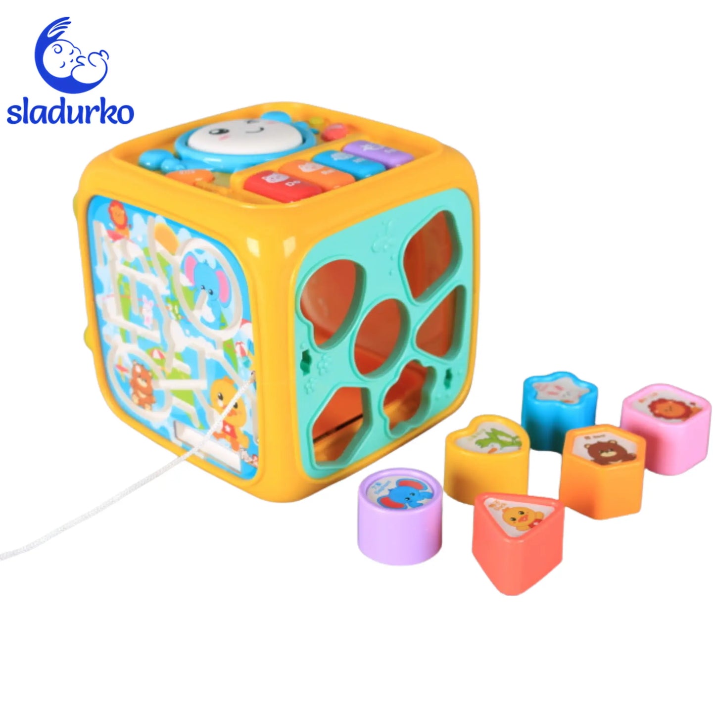 Бебешки занимателен куб