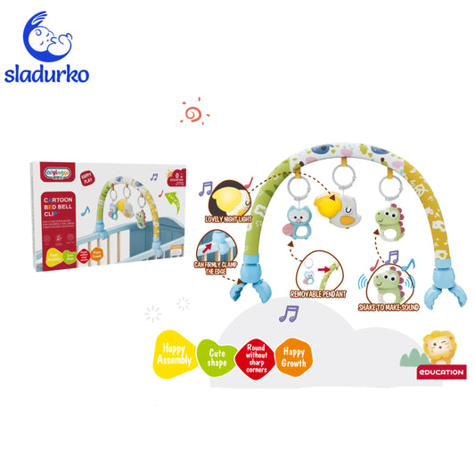 Занимателна арка с музика и светлина за бебешка кошара