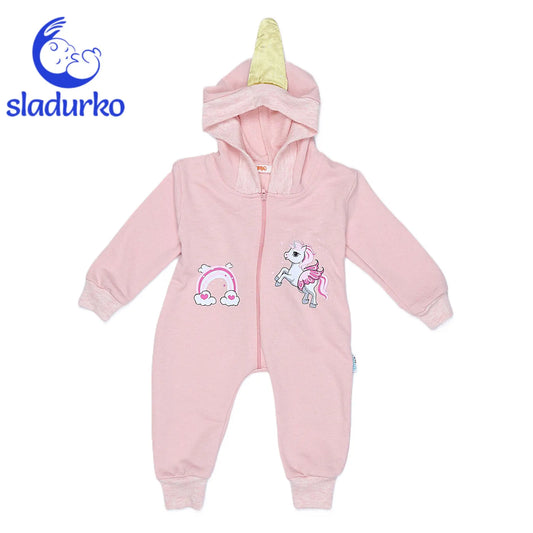 Бебешки гащеризон "Еднорог" с качулка