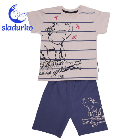 Детски комплект тениска и къси панталонки