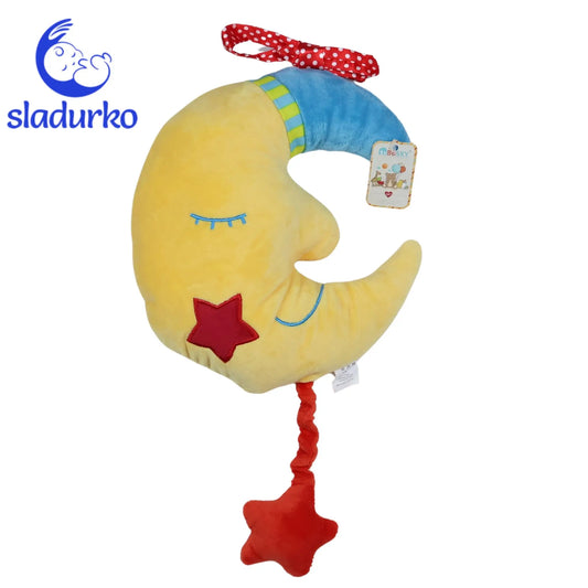 Плюшена латерна Луна 20х22см