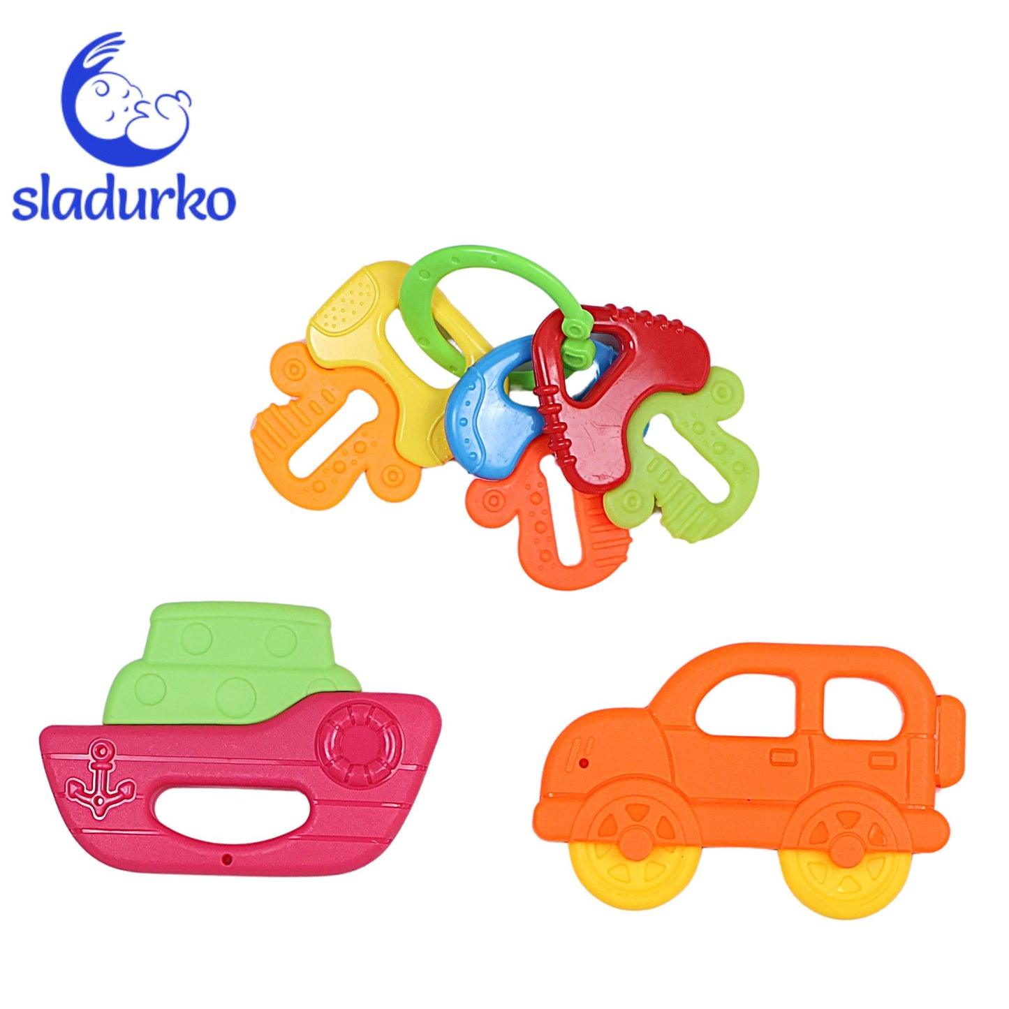 Комплект бебешки гризалки  3бр.