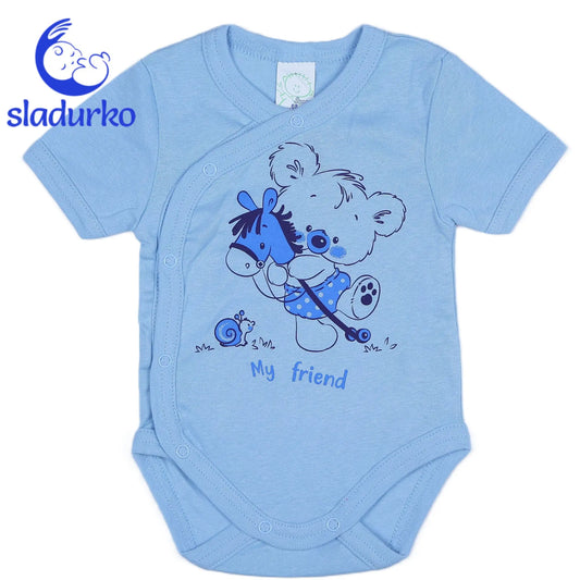 Боди с дясно странично закопчаване