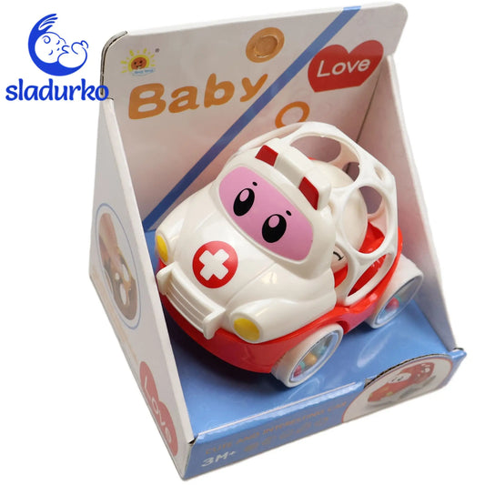 Бебешка дрънкалка- кола различни цветове