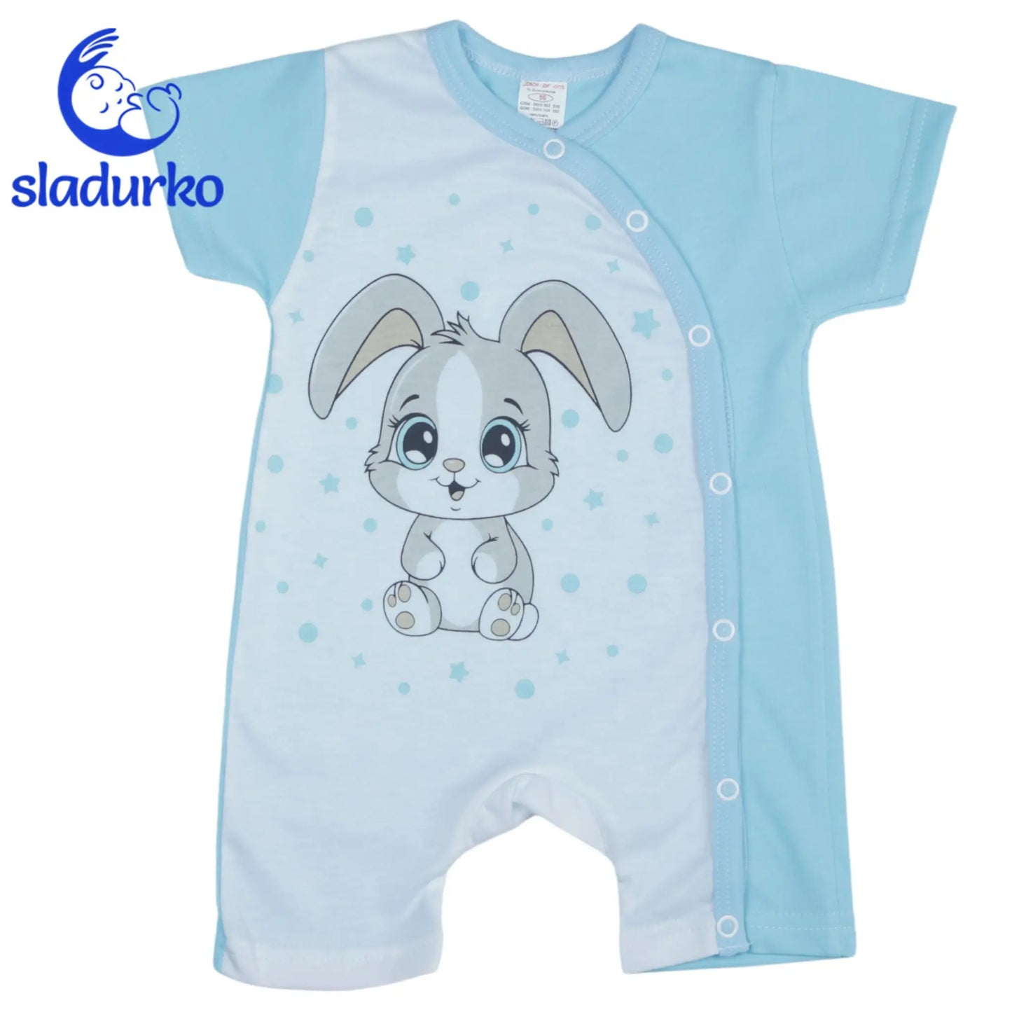 Бебешки гащеризон с къси ръкави и крачоли