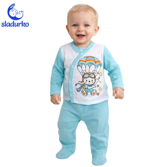 Бебешки комплект от 2 части „Мече Парашутист“