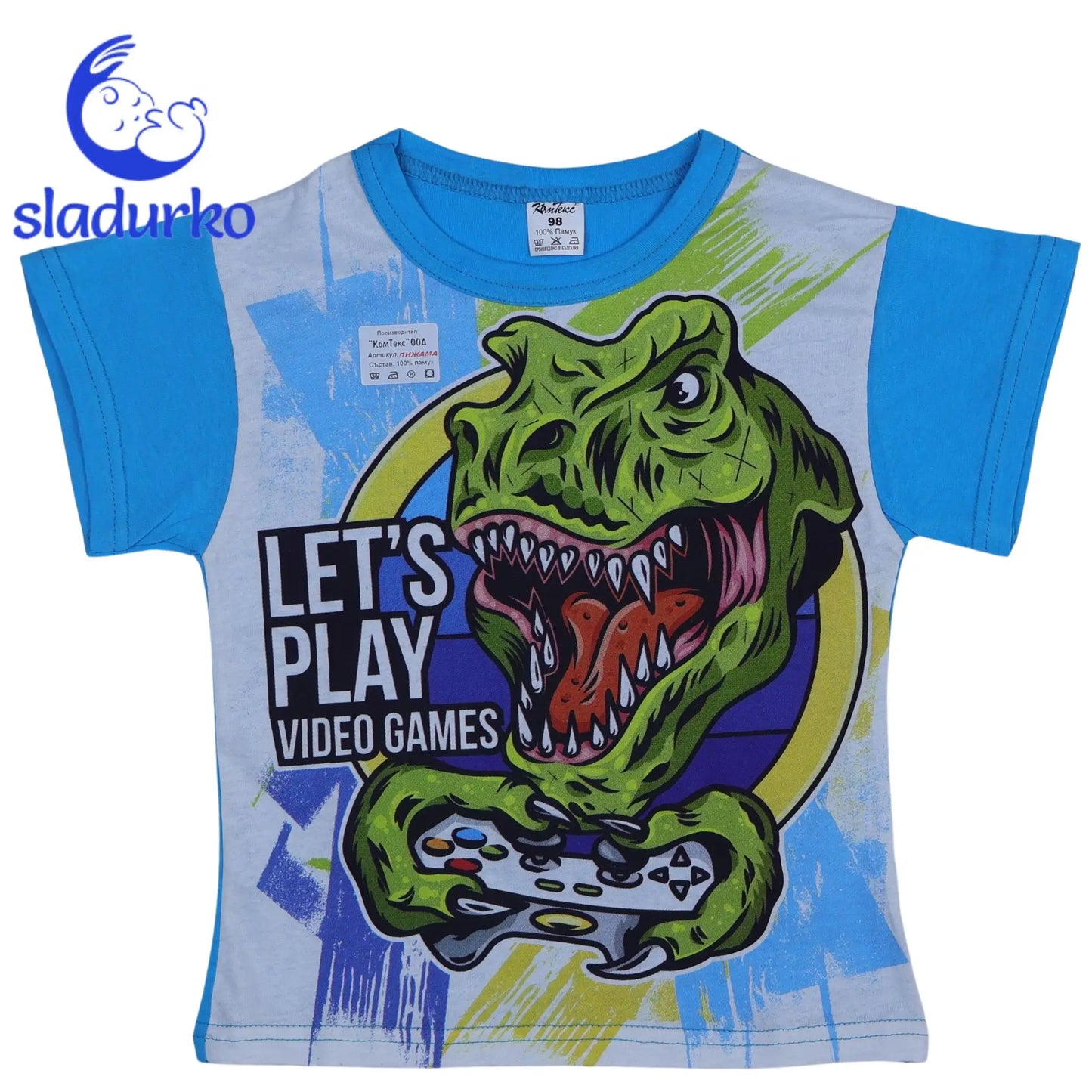 Пижама от две части с къс ръкав